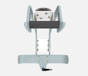 Hillaero HAMILTON FAA certified mountable bracket for Air Ambulance Airmed Helicopter or Fixed Wing Aircraft TOP